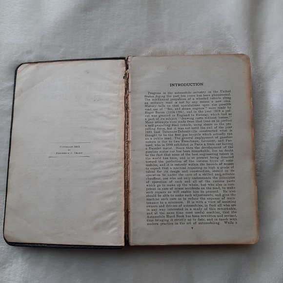 Vintage Brookes Automobile Hand Book, L. Elliot Brookes 1911 - Picture 6 of 10